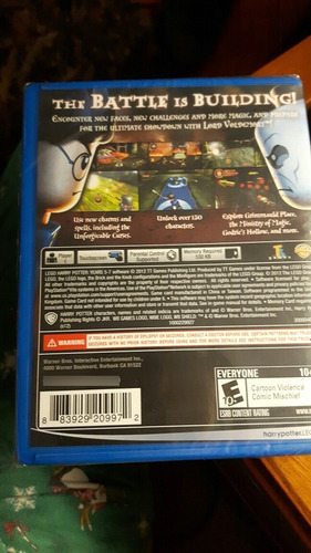 Juego De Psp Vita Lego Harry Potter Sellado Nuevo