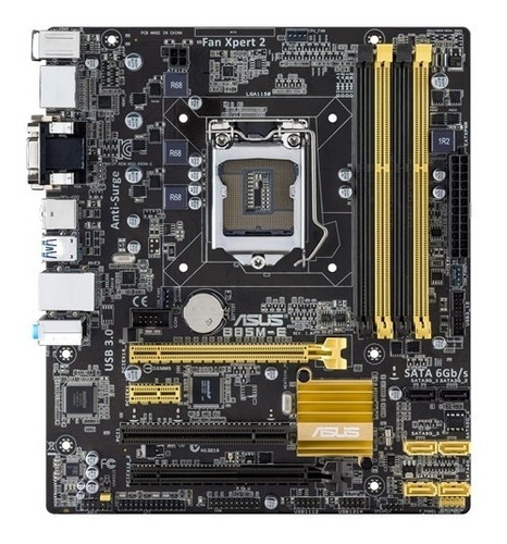 Placa Mãe Asus B85m-e Lga 1150 Ddr3+p/ Térmica Gd900 (nova!)