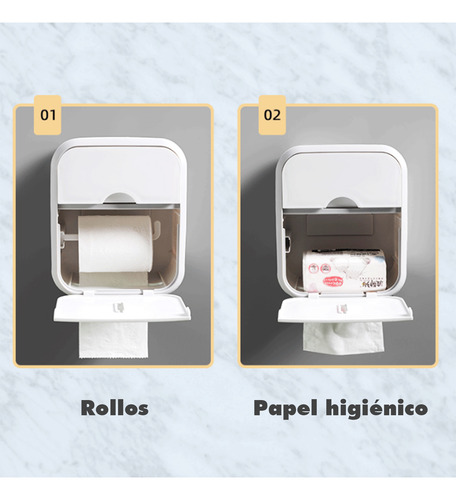 Portarrollos De Papel Higiénico De Pared Resistente Al Agua