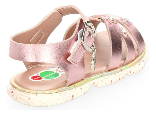 Sandalias Mini Burbujas Rose Gold Para Niña [mnb250]