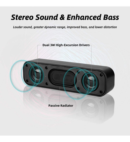 Altavoz Usb Para Computadora Lielongren, Sonido Estéreo Mejo