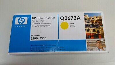 New Hp Q2672a Yellow Toner Cartridge -blue Box For Laserje