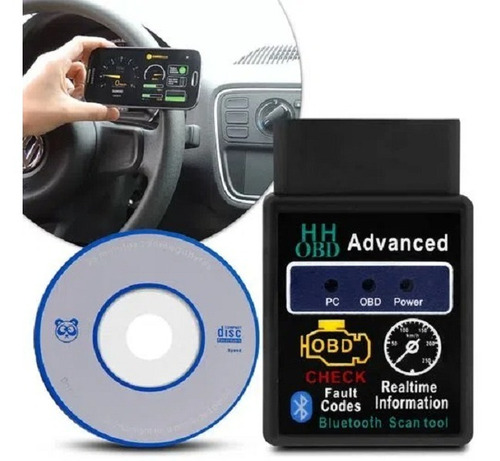 Scanner Automotivo Hh Obd Advanced Cd Android Bluetooth