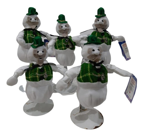Navidad Decora Tu Arbol Con Santa Clouse 3 Piezas