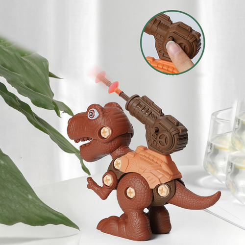Imagen 3 de 12 de Los Juguetes De Dinosaurios Desmontan El Modelo Tiranosaurio