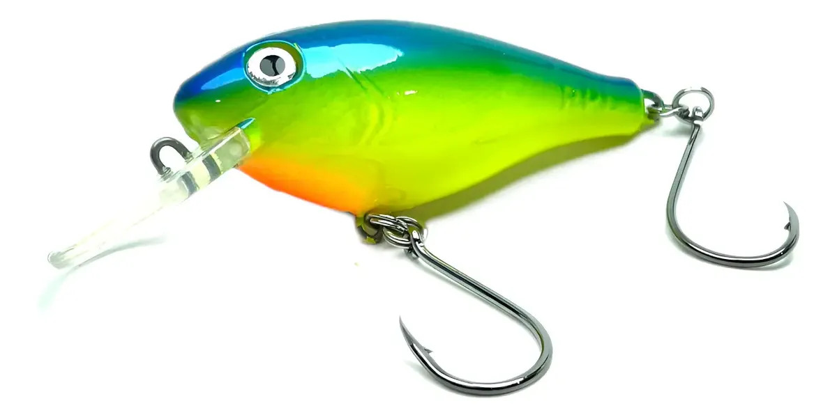 Señuelo Don Kb Rpl Globito Pesca Dorados Palos Pacu Parana Color Amarillo Celeste