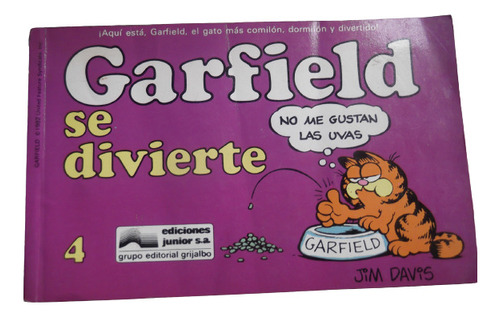 Garfield Se Divierte Libro 4 Jim Davies Tira Comica