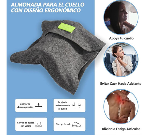Travesseiro De Pescoço Com Espuma Viscoelástica De Viagem