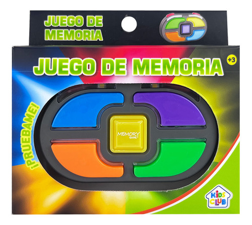 Juego De Memoria En Forma De Óvalo Con Luces Y Sonidos