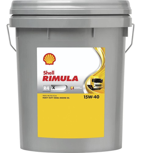 Imagen 1 de 2 de Aceite Motor Shell Rimula R4x 15w40 Ci-4 20 Lts Shell