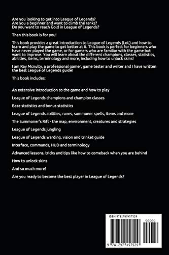 League Of Legends Beginners Guide, De Mcnulty, Ray. Editorial Independently Published, Tapa Pasta Blanda, Edición 1 En Inglés, 2019