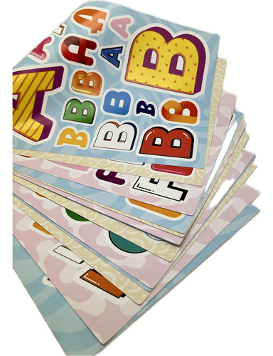 Block De Stickers Letras