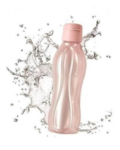 Botella De Agua 1 L, Original Tupperware, Eco Twist, Perlado