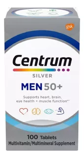 Centrum Silver Men 50+ Americano 100 Tabs Hombre +50 Años