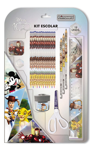 Kit De Uso Escolar Disney 100 Niño