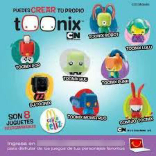 Toonix Juguete Niños Mc Donald