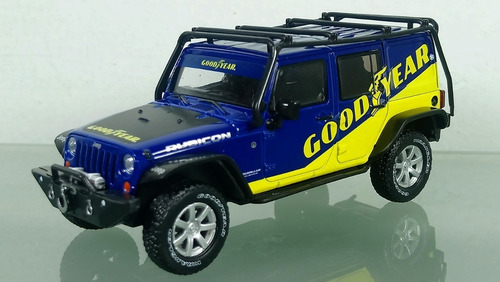 Jeep Wrangler Rubicon 2016 Goodyear Greenlight Escala 1/43 Color Azul