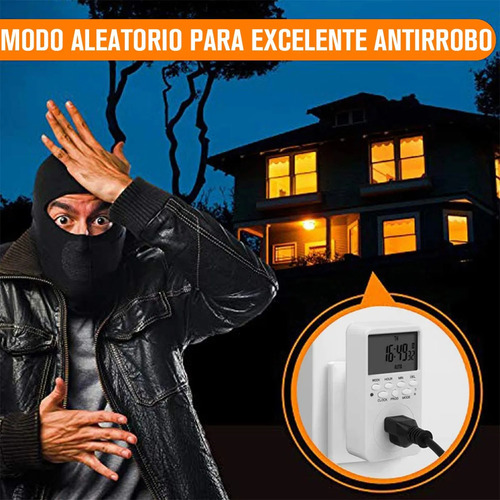 Control Temporalizador Digital 20 Eventos 127v 15a 1250w