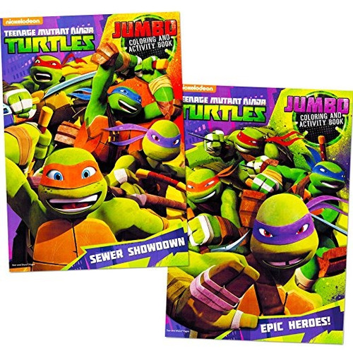 Las Tortugas Ninja Para Colorear Libro Set (2 Tmnt Libros)