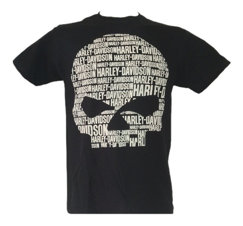 Playera Harley Davidson Cráneo