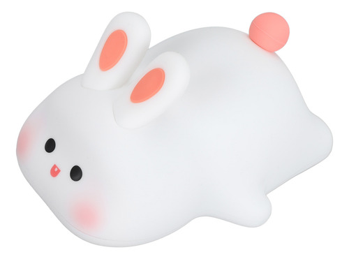 Luz De Silicona De Conejo Linda Usb Usb Recargable Lámpara