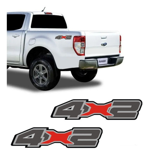 Calcomanias 4x2 Ford Ranger 2 Unidades 