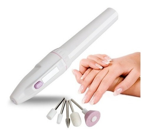 Imagen 2 de 6 de Torno Pulidor De Uñas 5 Puntas Manicura Profesional