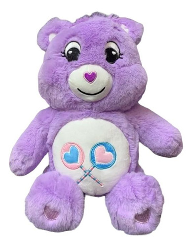 Peluche Osito Cariñosito Morada Generosita De 34cm Aprox