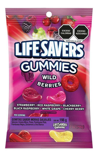 Gomitas Life Savers Wild Berrie 198g