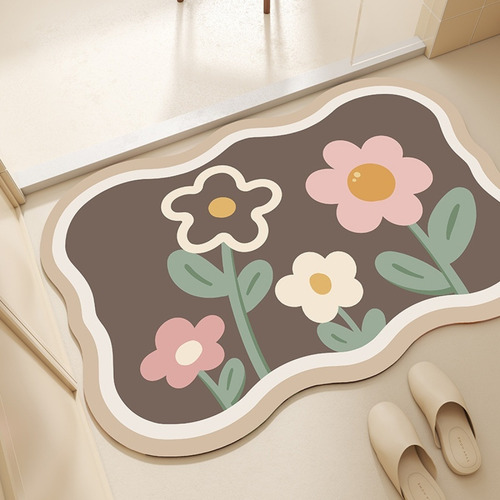 Alfombrillas De Baño, Diatomita, Resistentes A La Suciedad,