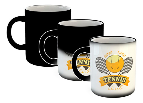 Taza Magica Tennis Club Deporte Paletas