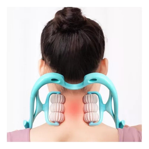 Masajeador De Cuello, Herramientas De Masaje Con Rodillo