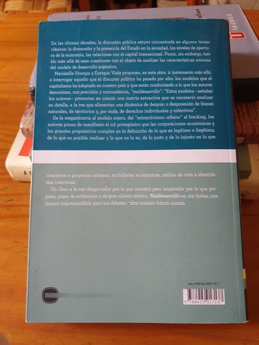Maldesarrollo | Maristella Svampa Y Enrique Viale (Usado)