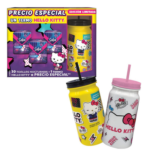Set De Toallas Sanitarias Saba +
