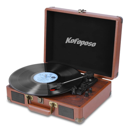 Kofoposo Reproductor Disco Vinilo Para Altavoz Diseño