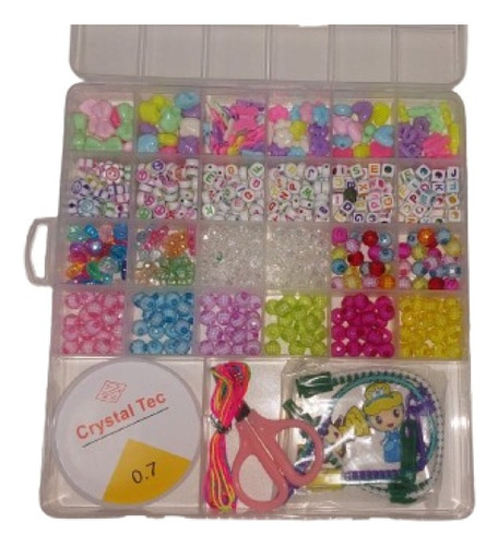 Set Bijou Para Armar Pulseras Con Caja Organizadora 