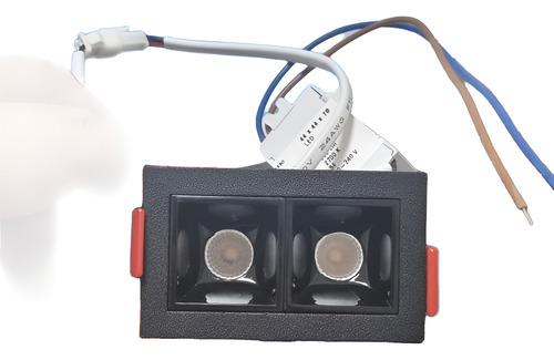 Spot Embutir Recuado Picco 34° Interlight 5W Led Luz Amarela