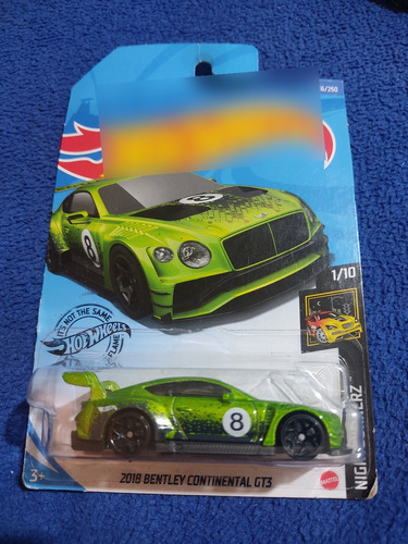 Hot Wheels 2018 Bentley Continental Gt3