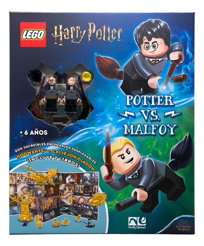 Libro Lego Duelos Mágicos Harry Potter Contra Malfoy