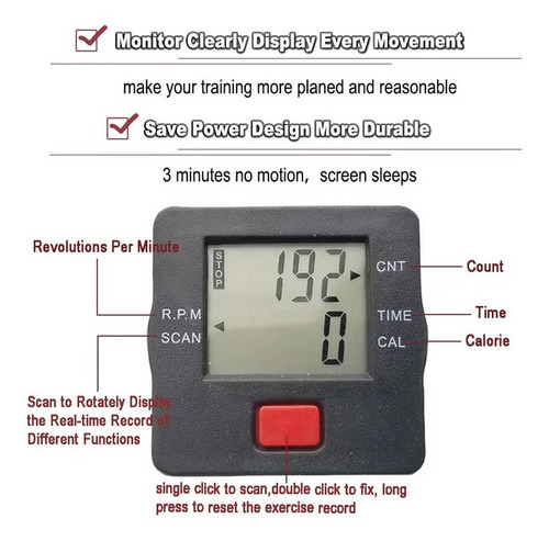 Imagen 3 de 7 de Ejercitador De Pedal Rehabilitación Brazos Y Piernas Digital