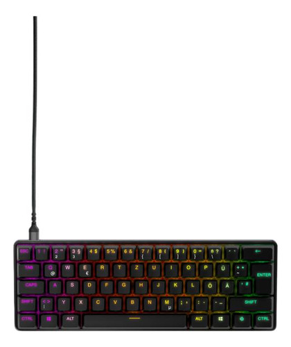 Teclado Steelseries Rgb Apex Pro Mini Com Fio Us Layout