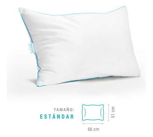 Set Sognare Nuo 2 Almohada King Size + 2 Estándar Semi Firme