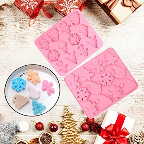 Moldes De Silicona Para Chocolate Navideño, 1 Pieza, Gingerb