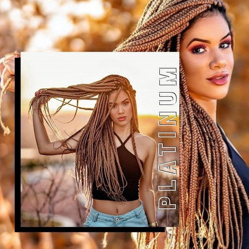 Braids Braids Braid Nagô Dread Twist Color 30 de Jumbo Platinum Ser para mujer