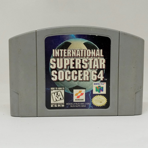 International Superstar Soccer 64 I Nintendo 64  Físico