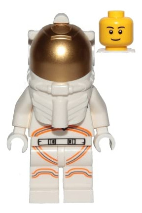 Puerto Espacial De Lego City: Astronauta Con Robot Space Rov