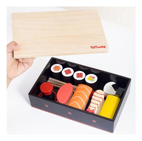 Juego De Cocina De Madera Para Niños Sushi Selection, Color