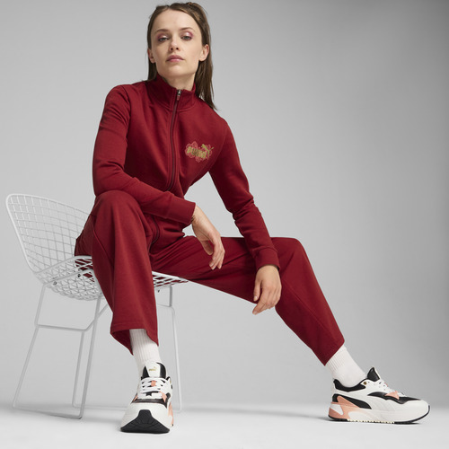 Chamarra Puma, Ess+ Class Act Track Jacket Tr, Mujer, Vino