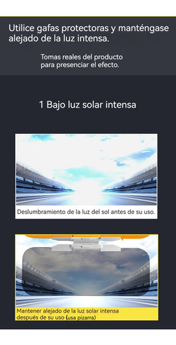 \ Auto Sol Visera Interior Anti-reflejo Espejo De Doble Uso