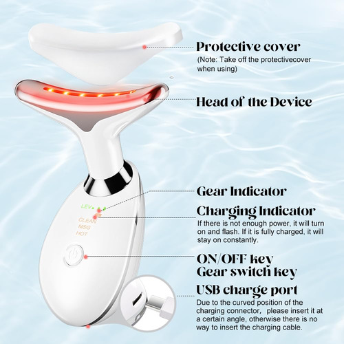 Masajeador Facial Yunruo Neck Sculpting Con 3 Modos De Color